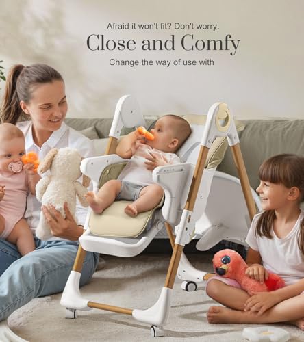 Adjustable Convertible High Chair with Removable Tray
