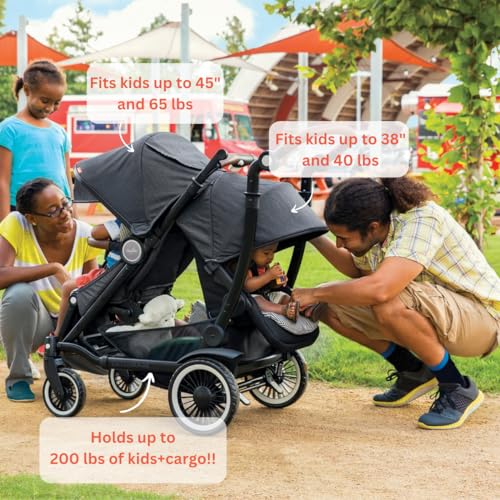 Austlen Entourage 2.0 Navy Double Stroller