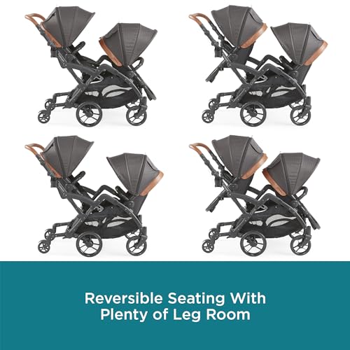 Contours Curve V2 Convertible Double Baby Stroller