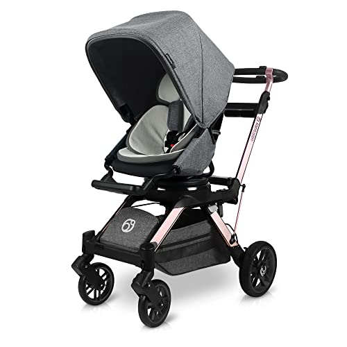 Orbit Baby G5 Stroller - Navy & Rose Gold