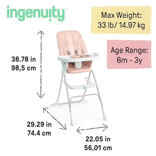 Ingenuity Sun Valley Compact Folding High Chair