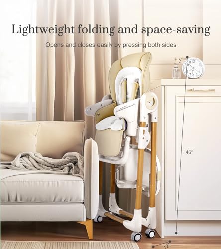 Adjustable Convertible High Chair with Removable Tray