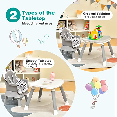 8-in-1 Convertible Baby High Chair & Booster Seat