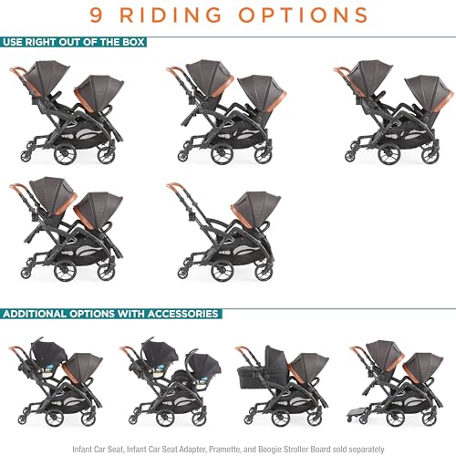 Contours Curve V2 Convertible Double Baby Stroller