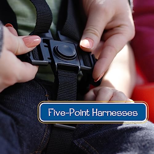 Angeles 6-Passenger Red Bye-Bye Buggy Stroller