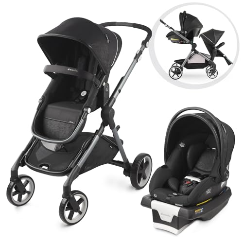 Evenflo Gold Pivot Xpand Travel System, Onyx Black