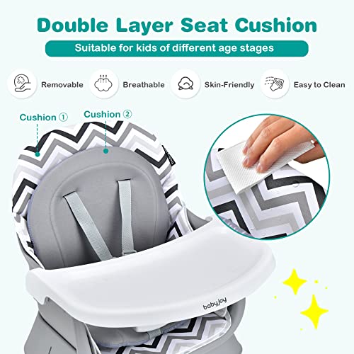 8-in-1 Convertible Baby High Chair & Booster Seat