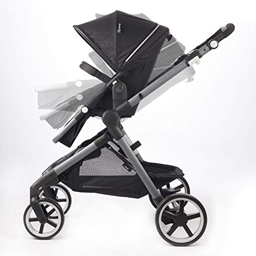 Evenflo Gold Pivot Xpand Travel System, Onyx Black