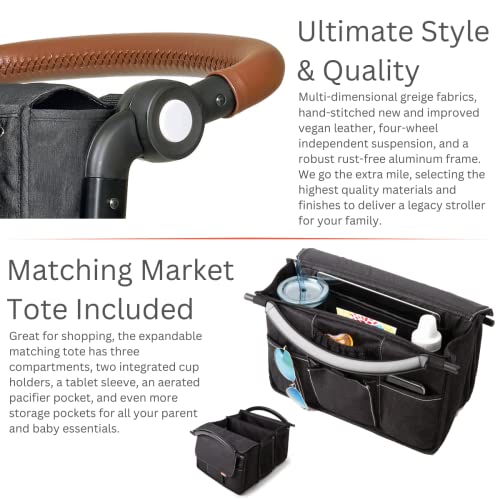 Austlen Entourage 2.0 Navy Double Stroller