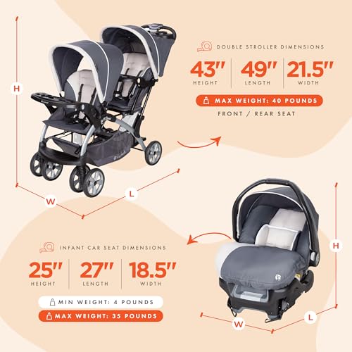 Baby Trend Sit N Stand Travel System - Magnolia