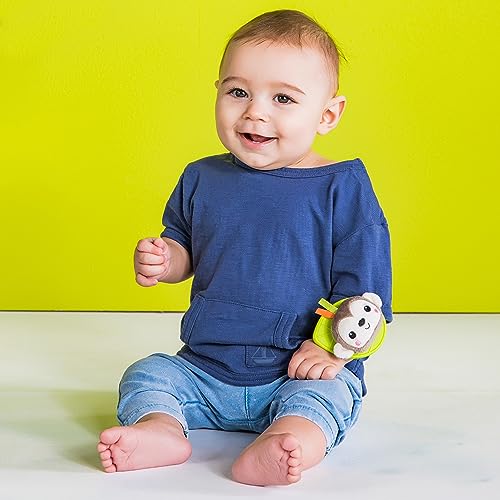 Colorful Rattle & Teether Wrist Pals for Newborns