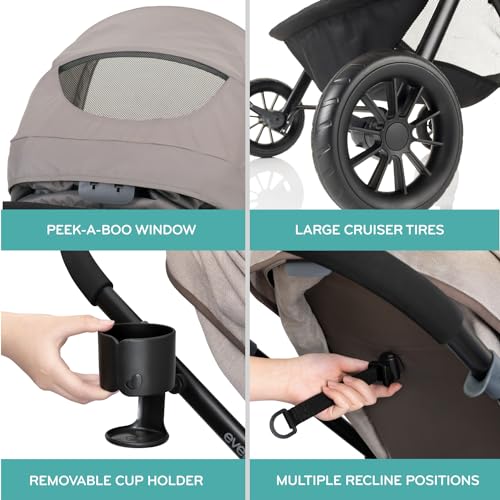 Evenflo Pivot Modular Travel System with LiteMax Car Seat