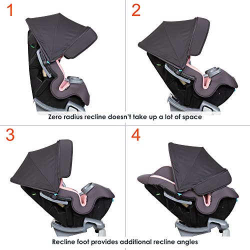 Baby Trend 4-in-1 Convertible Car Seat - Quartz Pink