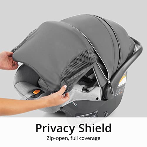Chicco KeyFit 35 Zip ClearTex Infant Seat - Obsidian