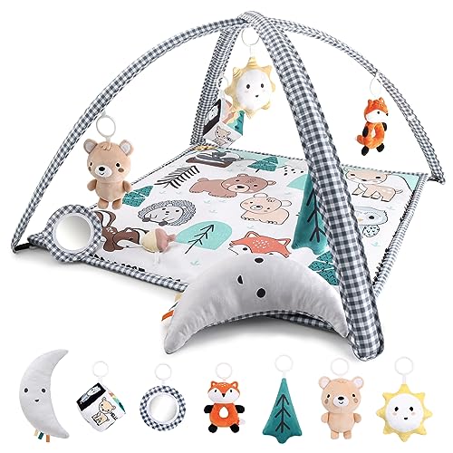 Woodland Animals 7 in 1 Baby Play Gym
