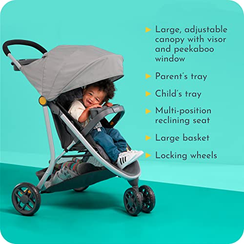 3-Wheel Lightweight Travel System: Car Seat & Stroller
