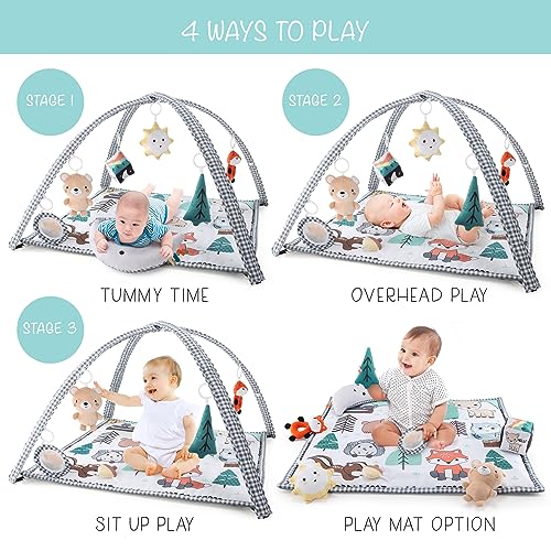 Woodland Animals 7 in 1 Baby Play Gym