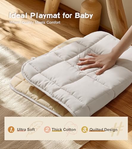 Natural Pine Wood Baby Play Gym with Sensory Toys