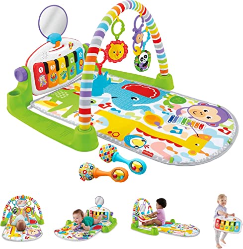 Fisher-Price Deluxe Kick & Play Baby Piano Gym