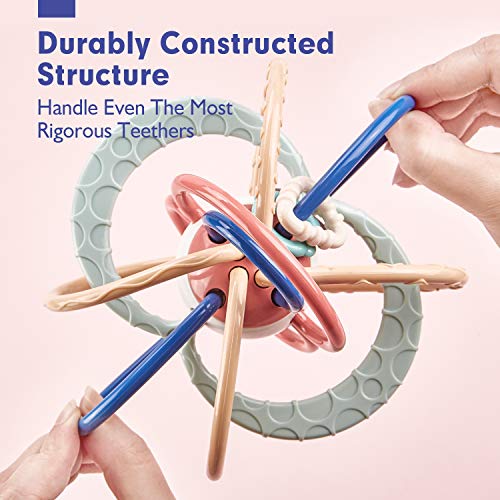 Teething Toys for Babies 0-12 Months: 4 Textures