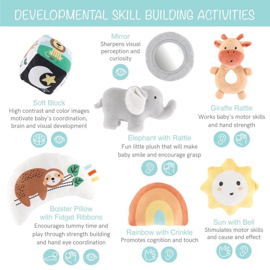 7 in 1 Baby Play Gym with Safari Animals