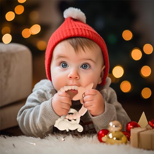 Silicone Teething Ring Toy: BPA-Free Sensory Chew for Babies