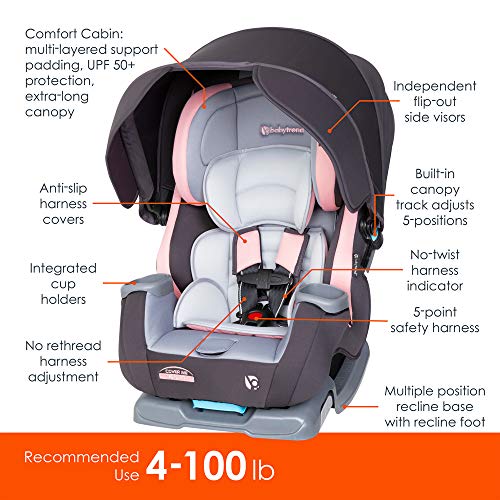 Baby Trend 4-in-1 Convertible Car Seat - Quartz Pink
