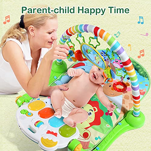 CUTE STONE Baby Piano Gym & Activity Mat