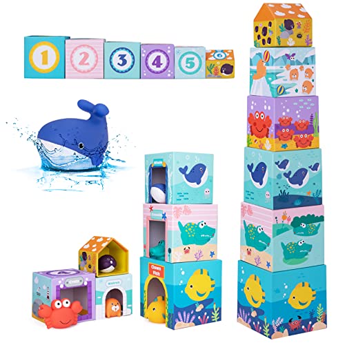 Ocean Stacking Educational Toys for 1-3 Year Olds
