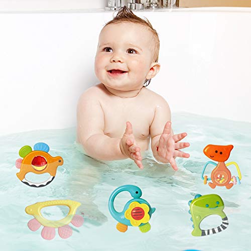 Yiosion Baby Rattles and Teether Toy Set