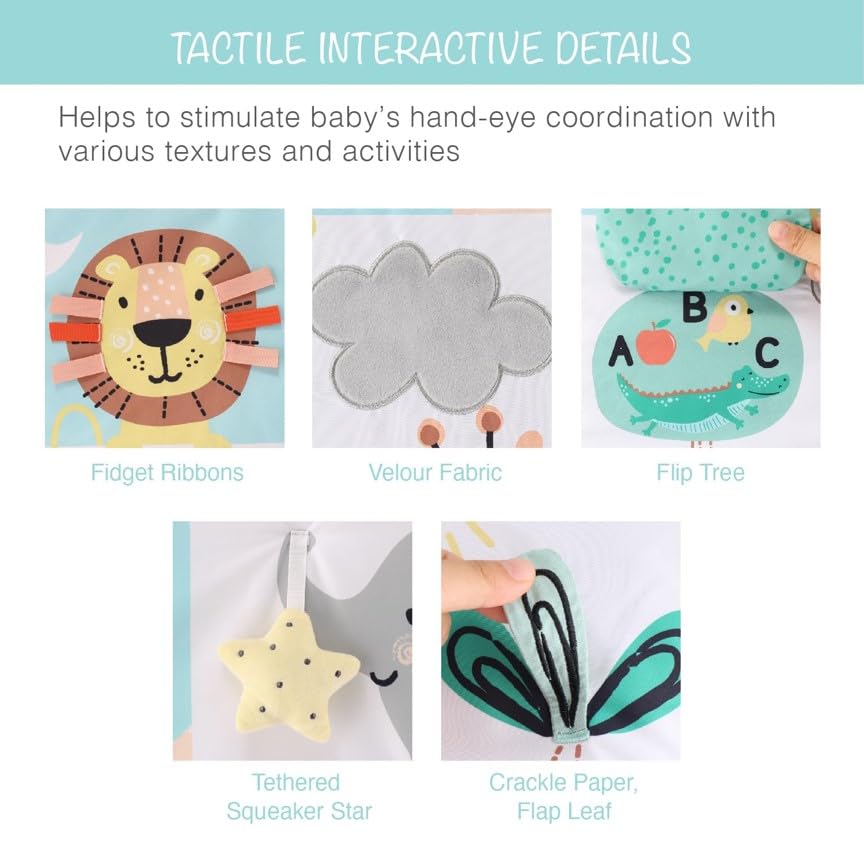 7 in 1 Baby Play Gym with Safari Animals