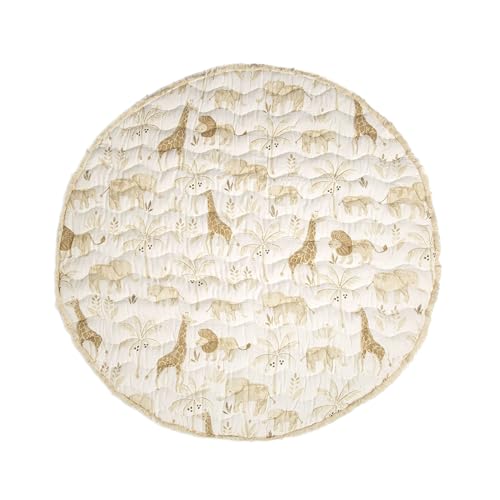 Safari Animal Baby Activity Mat for Jungle Nursery