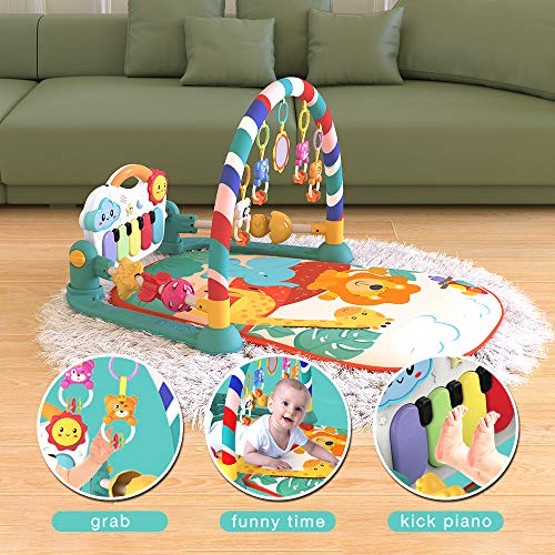 Musical Baby Piano Gym Mat for Tummy Time
