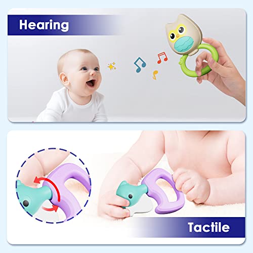 iPlay, iLearn Teething Rattle Toys Set for Babies