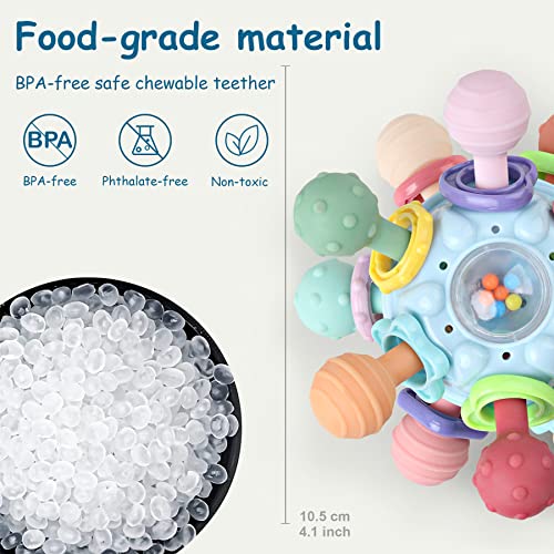 Baby Teething Sensory Toys for Newborn to 18 Months
