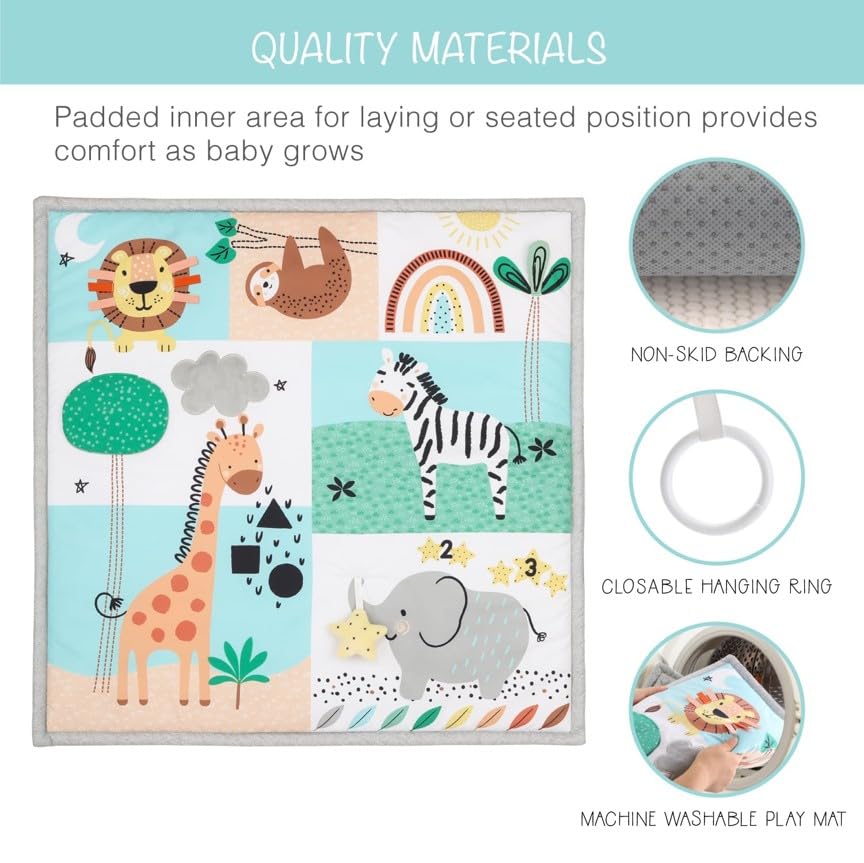 7 in 1 Baby Play Gym with Safari Animals