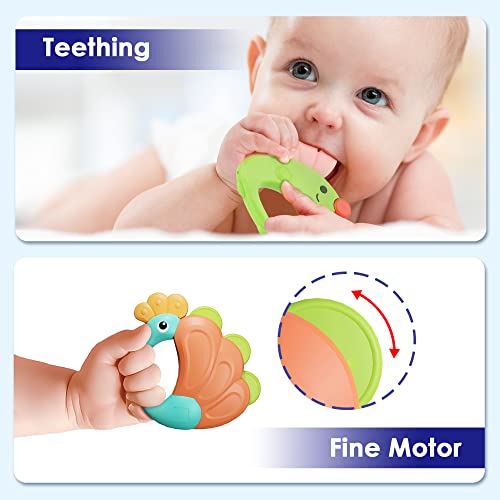 iPlay, iLearn Teething Rattle Toys Set for Babies