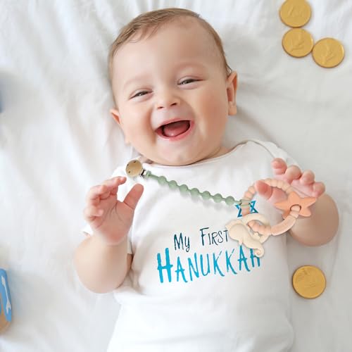 Silicone Teething Ring Toy: BPA-Free Sensory Chew for Babies