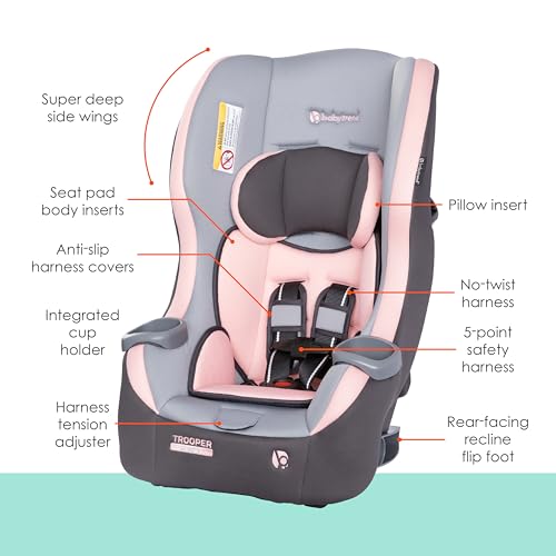 3-in-1 Convertible Car Seat in Quartz Pink