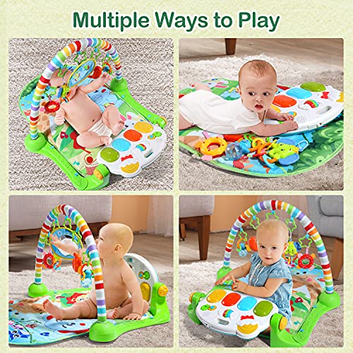 CUTE STONE Baby Piano Gym & Activity Mat