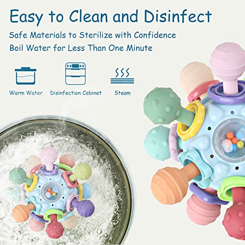 Baby Teething Sensory Toys for Newborn to 18 Months