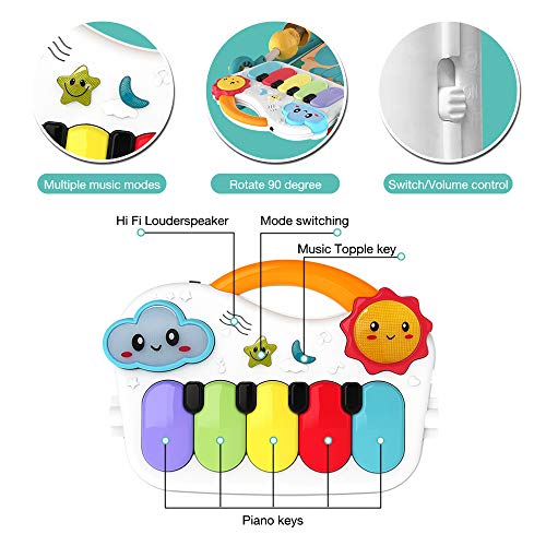 Musical Baby Piano Gym Mat for Tummy Time