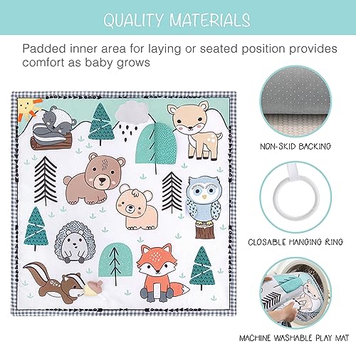 Woodland Animals 7 in 1 Baby Play Gym