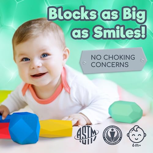 Wooden Stacking Blocks: Montessori Toy for Toddlers Kids