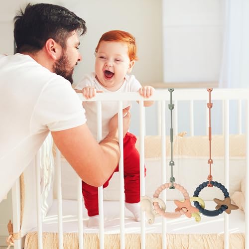 Silicone Teething Ring Toy: BPA-Free Sensory Chew for Babies