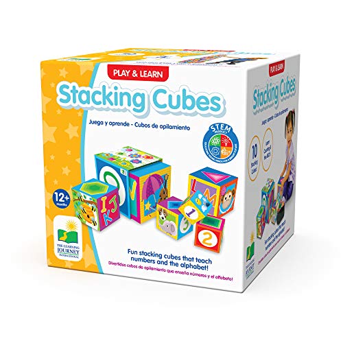 Stacking Cubes - STEM Toddler Toys for Ages 12+