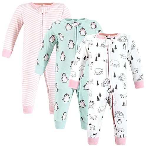 Hudson Baby Cotton Sleep and Play, Penguin, 6-9 Months