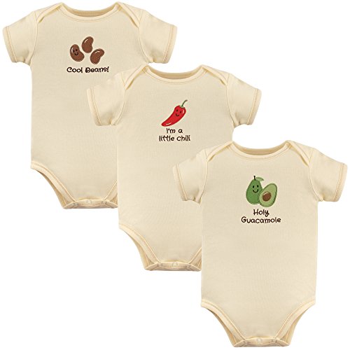 Organic Cotton Baby Boys Bodysuit, Guacamole, 6-9 Months