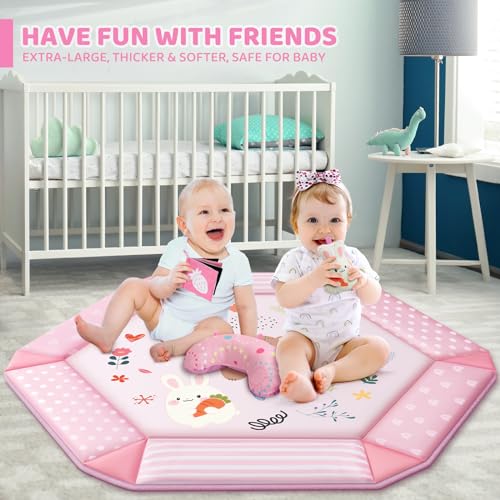 8-in-1 Baby Gym Play Mat with 6 Toys