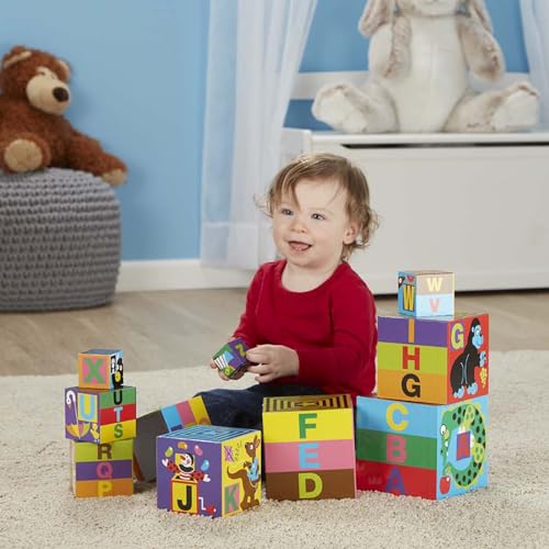 Melissa & Doug Alphabet Nesting and Stacking Blocks